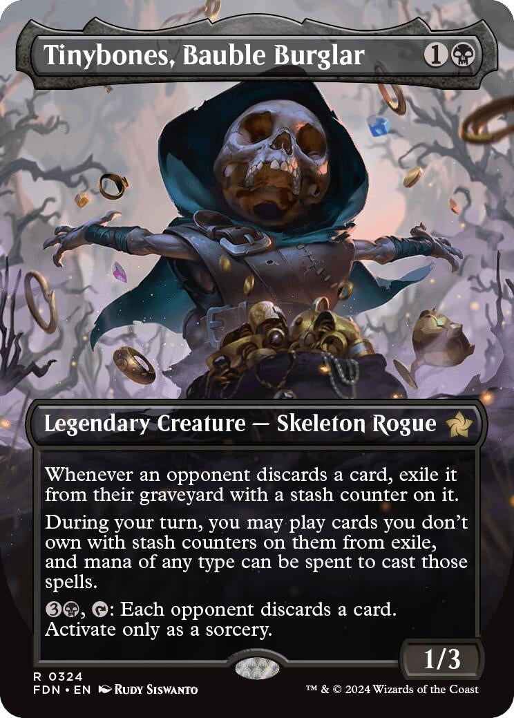 Tinybones, Bauble Burglar (Borderless) (324) (Foundations) (FDN)