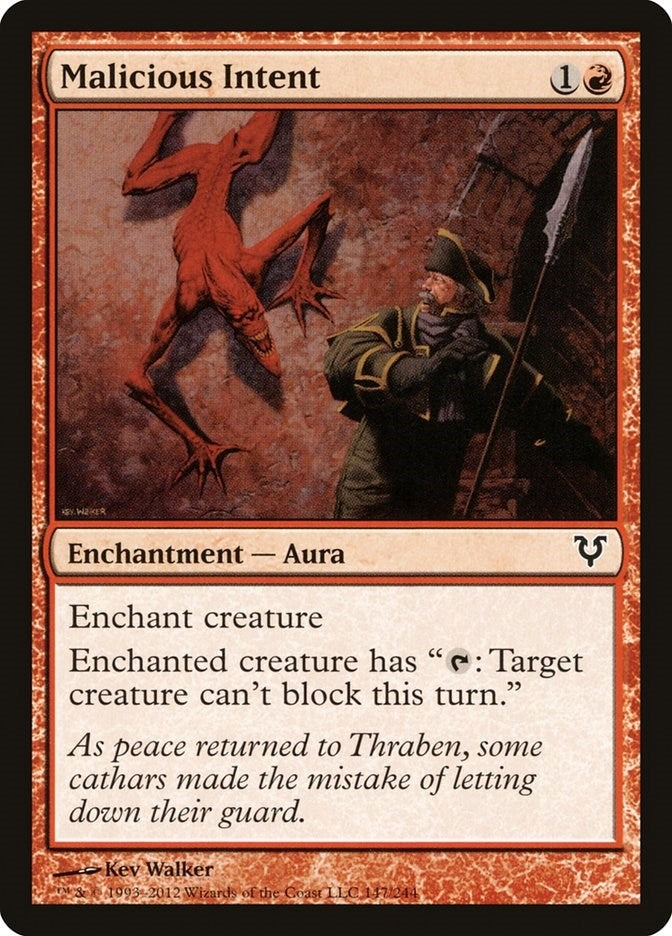 Image for Malicious Intent (147) (Avacyn Restored) - Magic: The Gathering