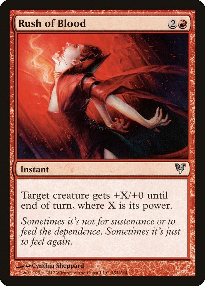 Image for Rush of Blood (154) (Avacyn Restored) - Magic: The Gathering