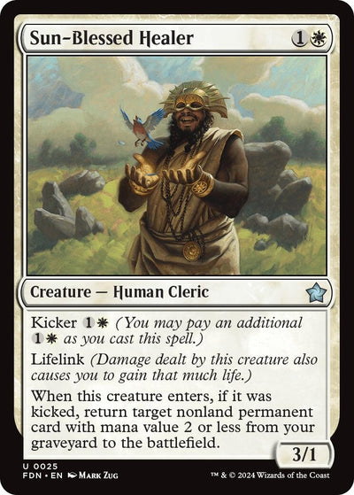 Sun-Blessed Healer (25) (Foundations) (FDN)