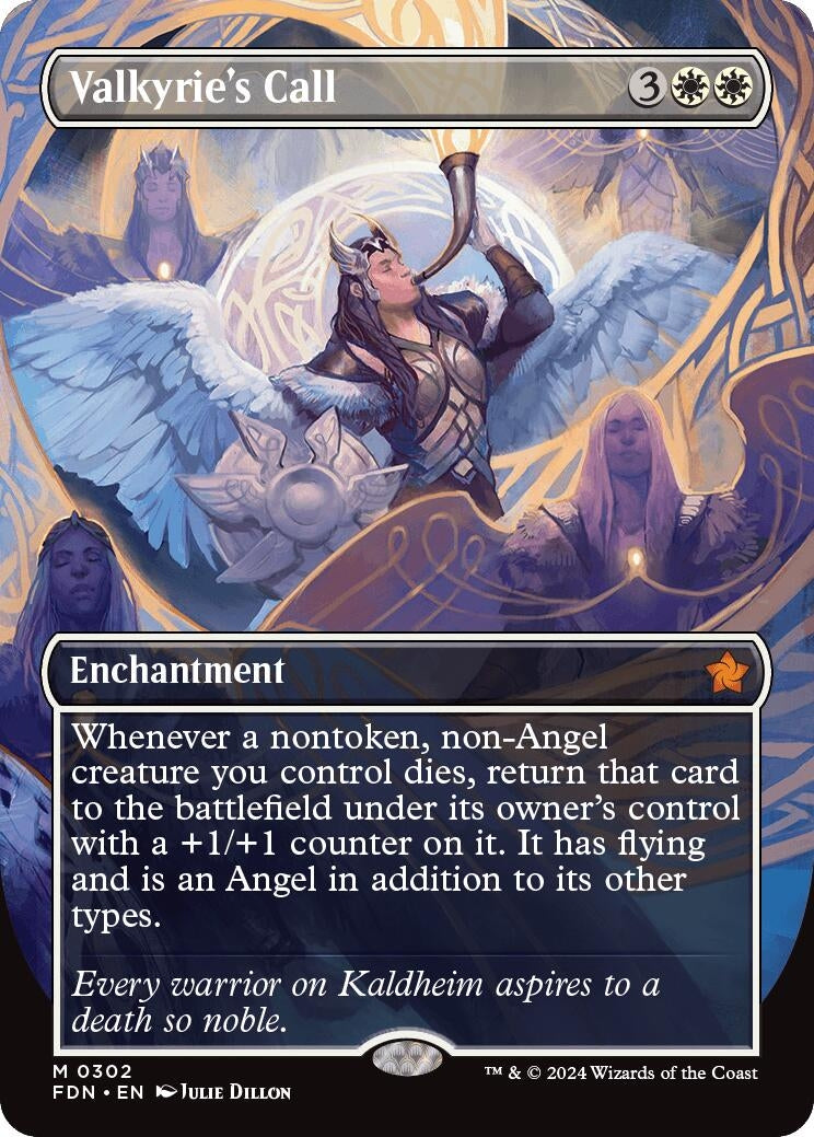 Image for Valkyrie's Call (Borderless) (302) - Magic: The Gathering