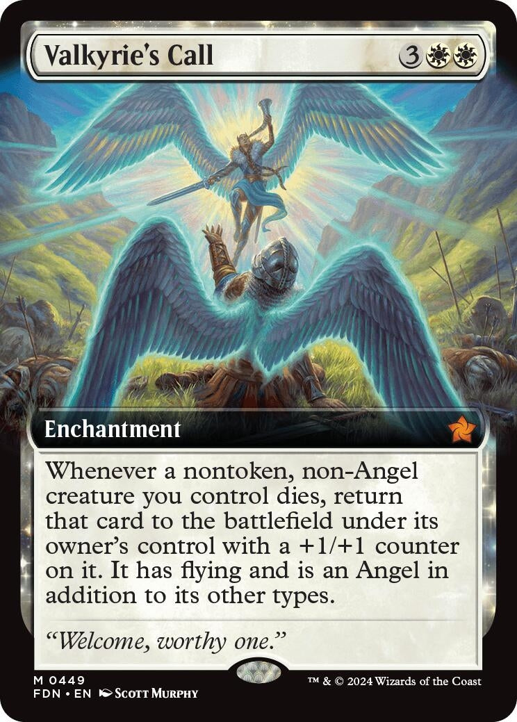 Valkyrie's Call (Extended Art) (449) (Foundations)