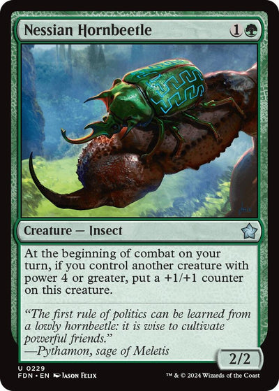 Nessian Hornbeetle (229) (Foundations) (FDN)