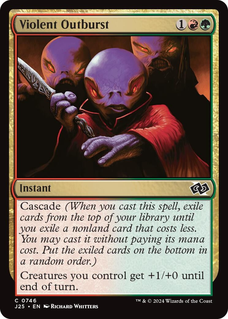 Image for Violent Outburst (746) - Magic: The Gathering