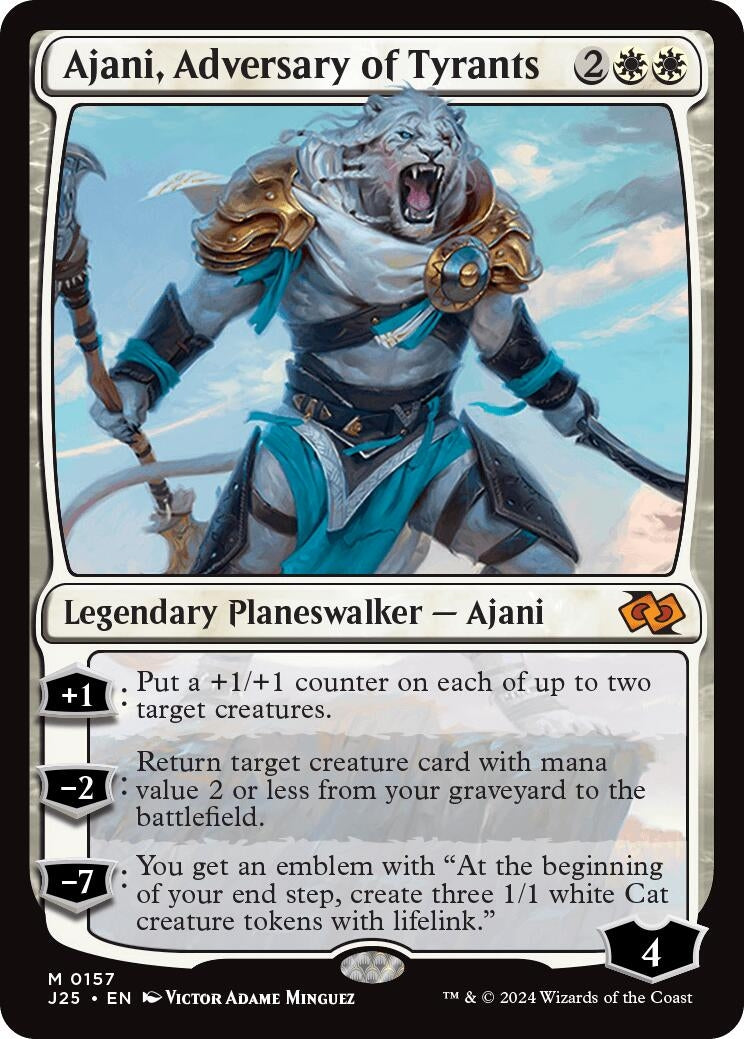 Ajani, Adversary of Tyrants (157) (Foundations Jumpstart)