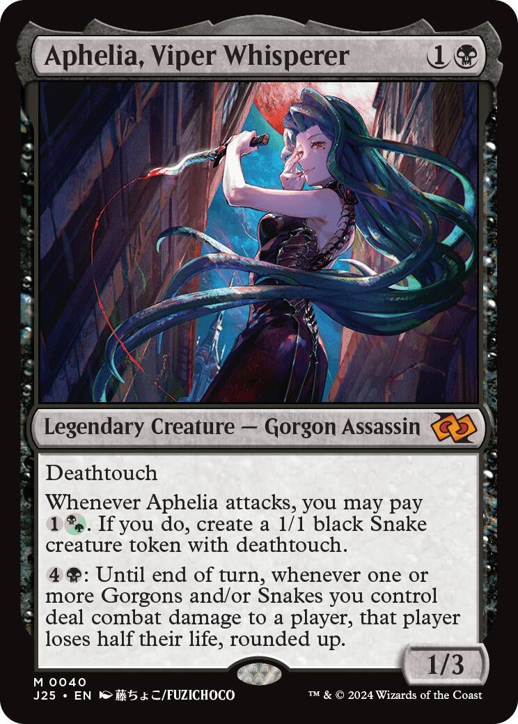 Aphelia, Viper Whisperer (Anime) (40) (Foundations Jumpstart)