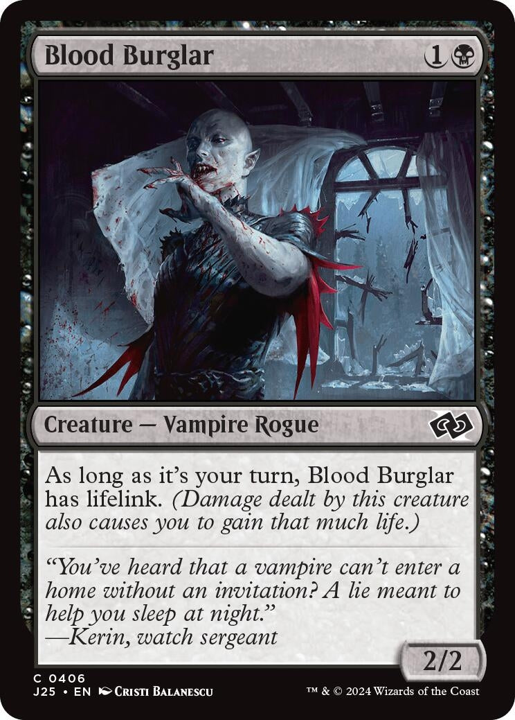 Blood Burglar (406) (Foundations Jumpstart)