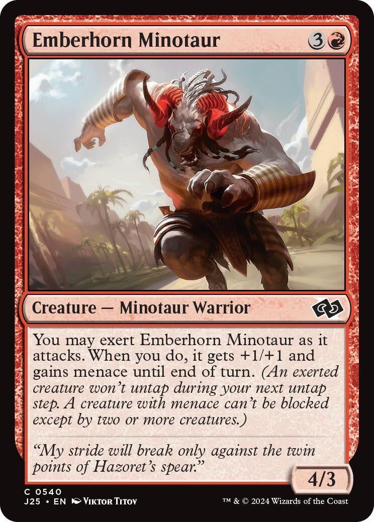 Emberhorn Minotaur (540) (Foundations Jumpstart)