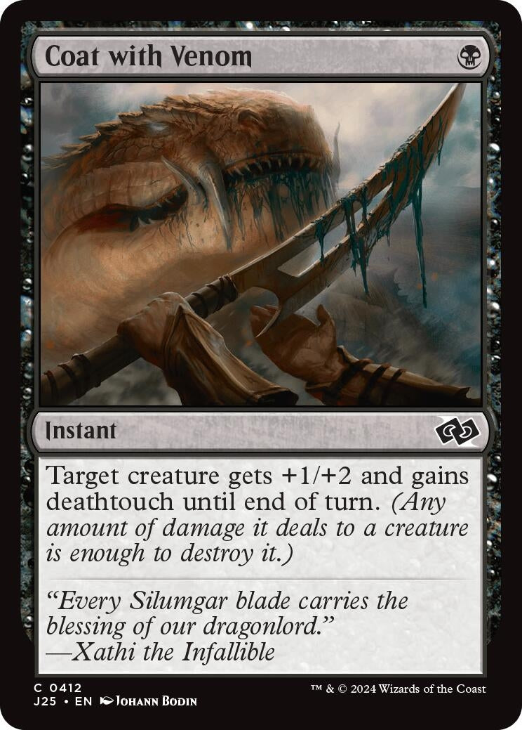 Coat with Venom (412) (Foundations Jumpstart)