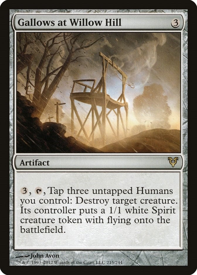 Gallows at Willow Hill (215) (Avacyn Restored)