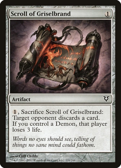 Scroll of Griselbrand (221) (Avacyn Restored)