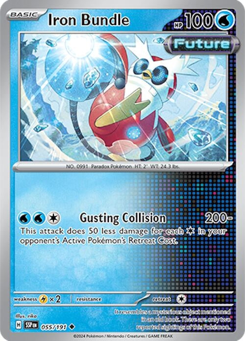 Image for Iron Bundle (055/191) (SV08: Surging Sparks) - Pokemon