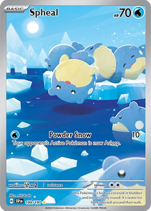 Image for Spheal (199/191) (SV08: Surging Sparks) - Pokemon
