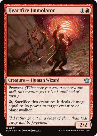 Heartfire Immolator (201) (Foundations) (FDN)