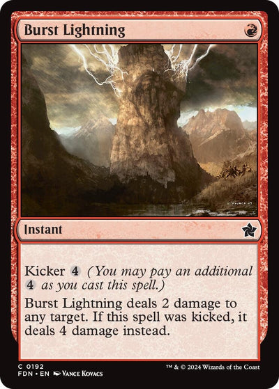 Burst Lightning (192) (Foundations) (FDN)