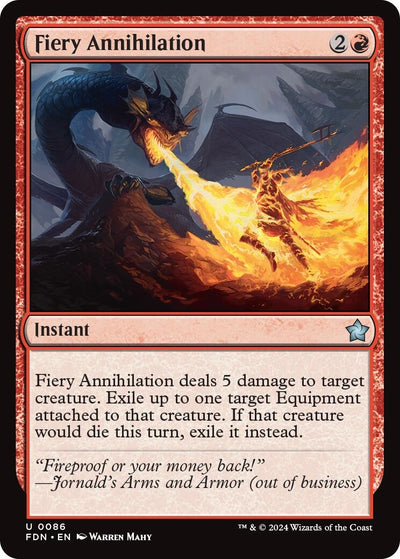 Fiery Annihilation (86) (Foundations) (FDN)