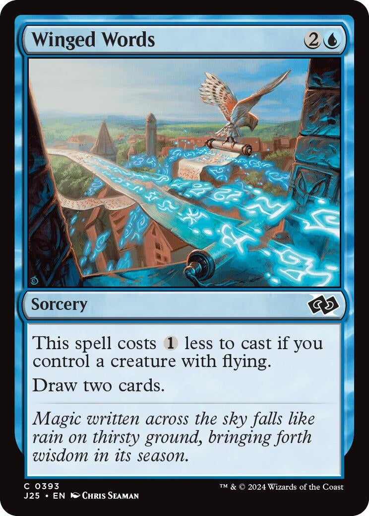 Image for Winged Words (393) - Magic: The Gathering