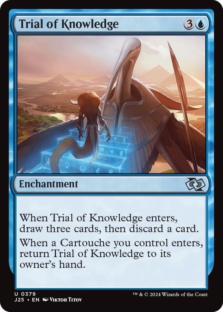Image for Trial of Knowledge (379) - Magic: The Gathering