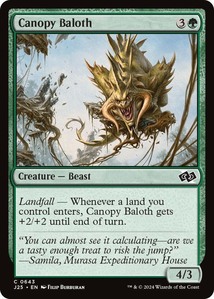 Canopy Baloth (643) (Foundations Jumpstart)