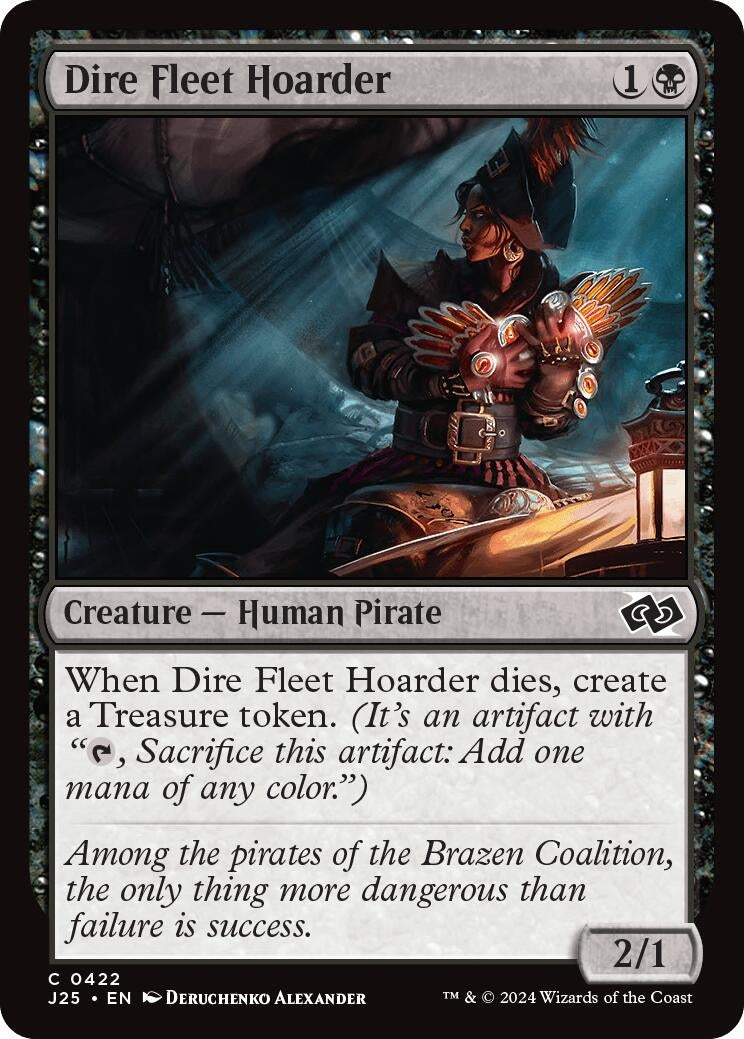 Dire Fleet Hoarder (422) (Foundations Jumpstart)