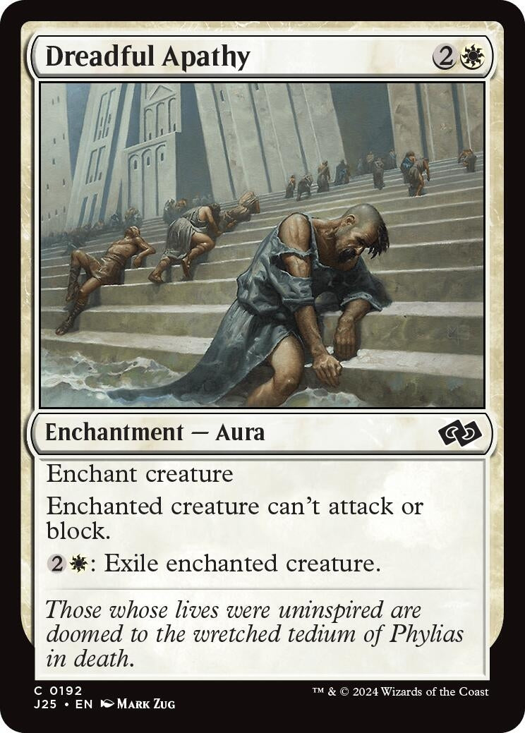 Dreadful Apathy (192) (Foundations Jumpstart)