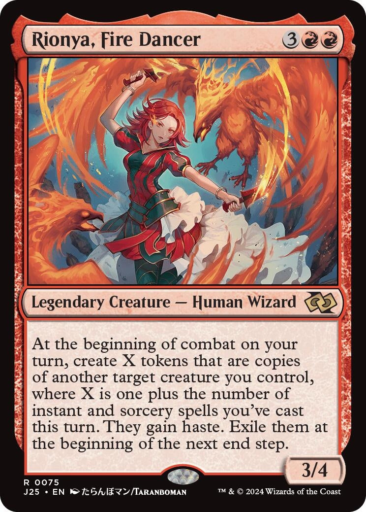 Rionya, Fire Dancer (Anime) (75) (Foundations Jumpstart)