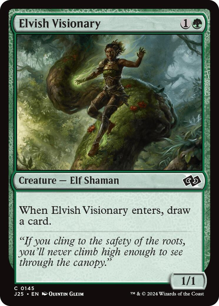 Elvish Visionary (145) (Foundations Jumpstart)
