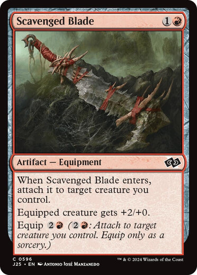 Scavenged Blade (596) (Foundations Jumpstart)