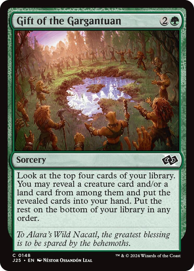 Gift of the Gargantuan (148) (Foundations Jumpstart)