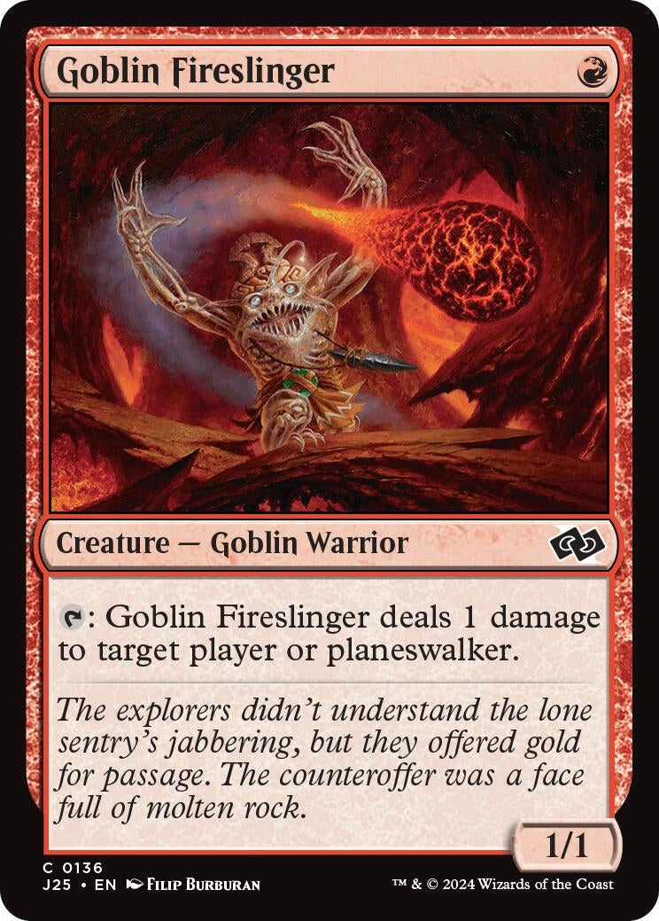 Goblin Fireslinger (136) (Foundations Jumpstart)