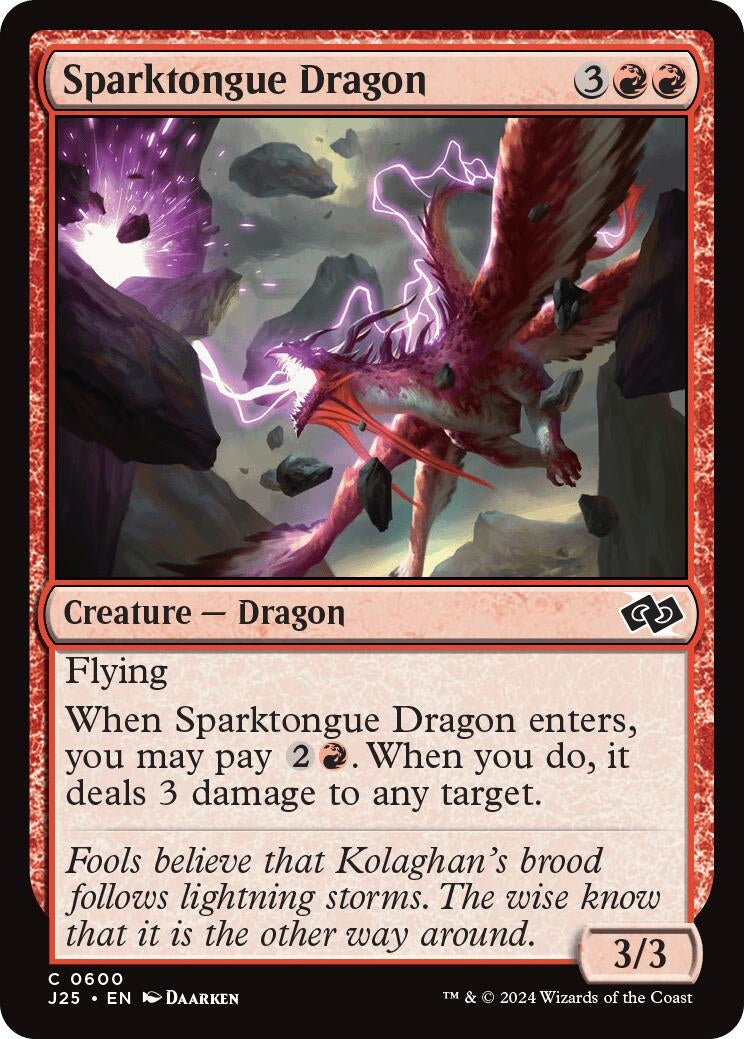 Sparktongue Dragon (600) (Foundations Jumpstart)