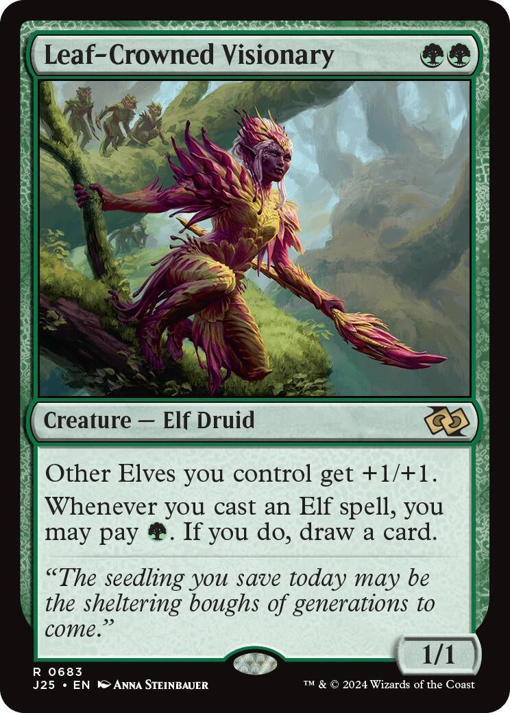 Leaf-Crowned Visionary (683) (Foundations Jumpstart)