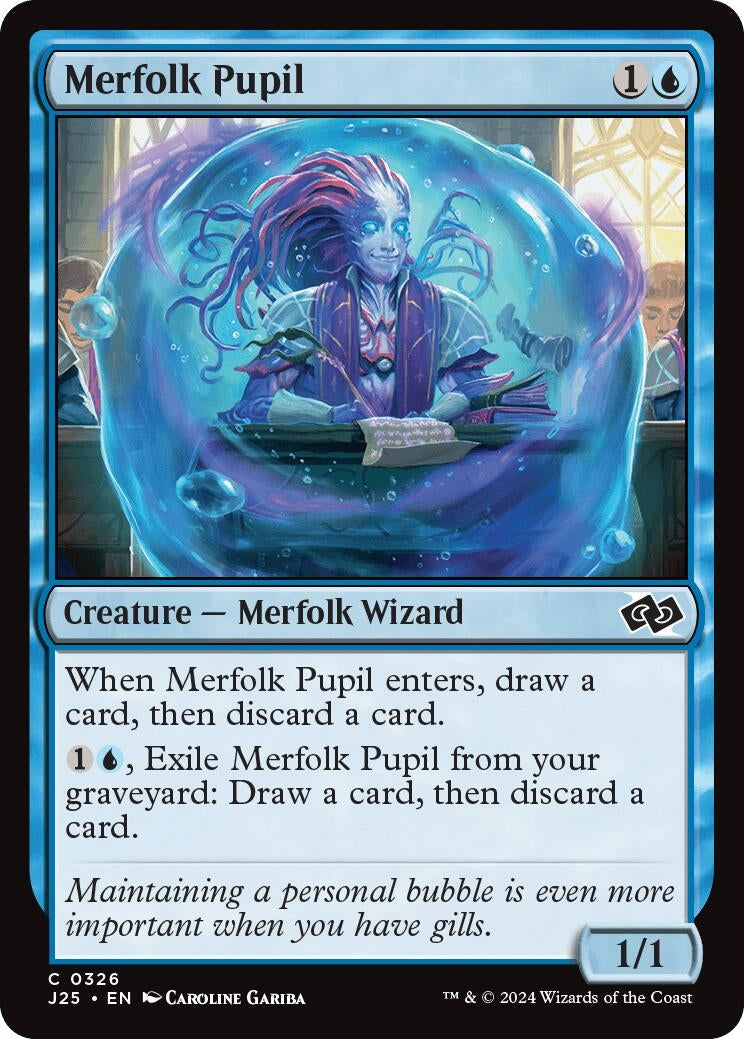 Merfolk Pupil (326) (Foundations Jumpstart)