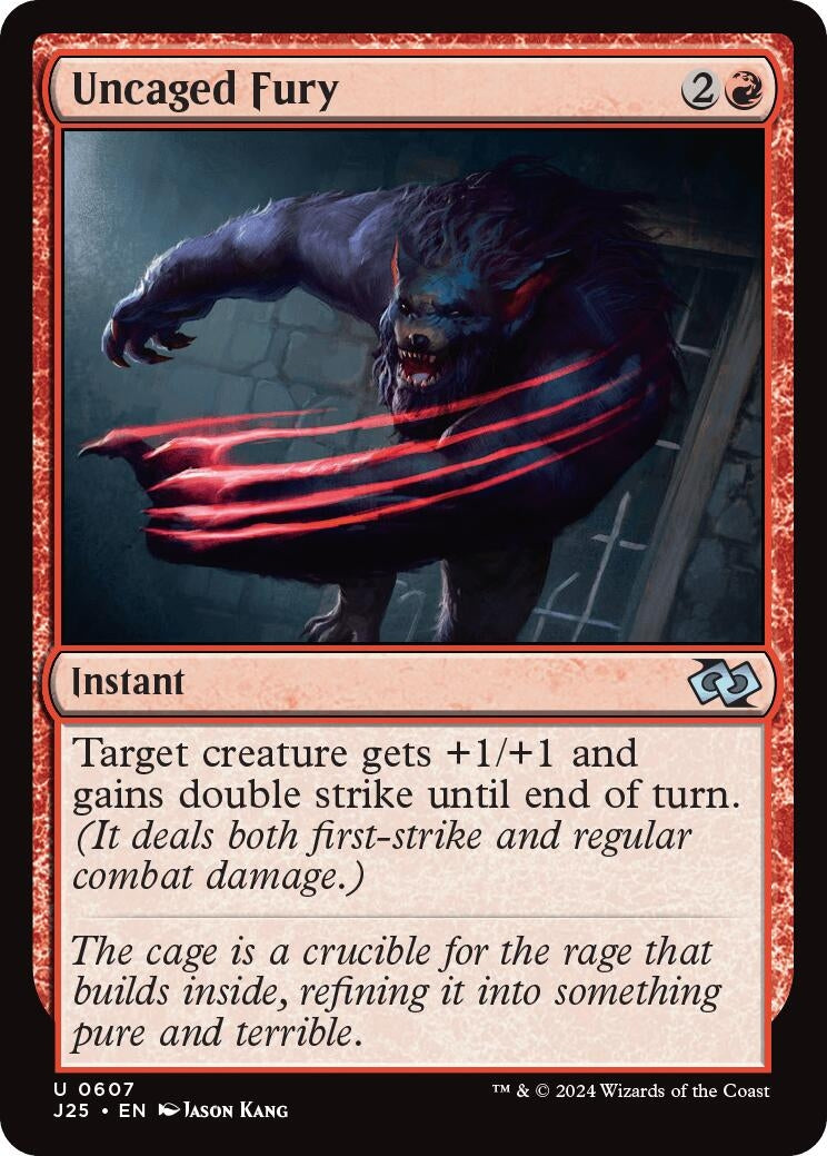 Uncaged Fury (607) (Foundations Jumpstart)