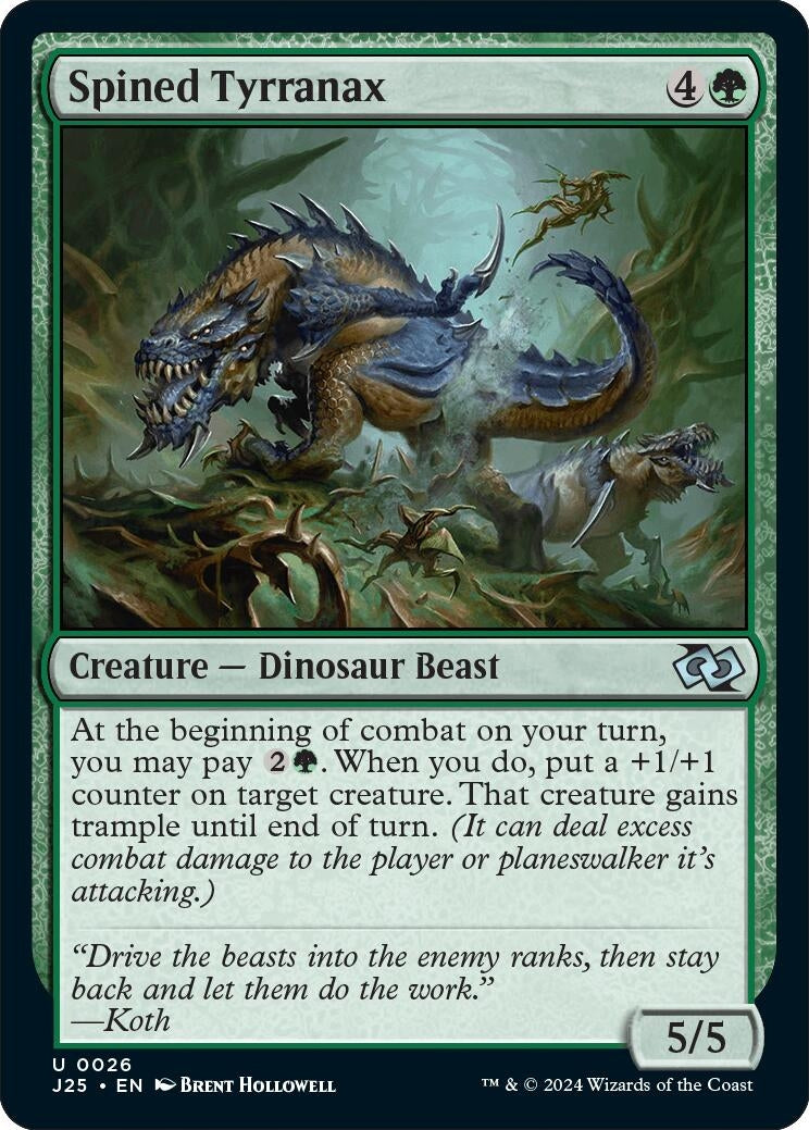 Spined Tyrranax (26) (Foundations Jumpstart)