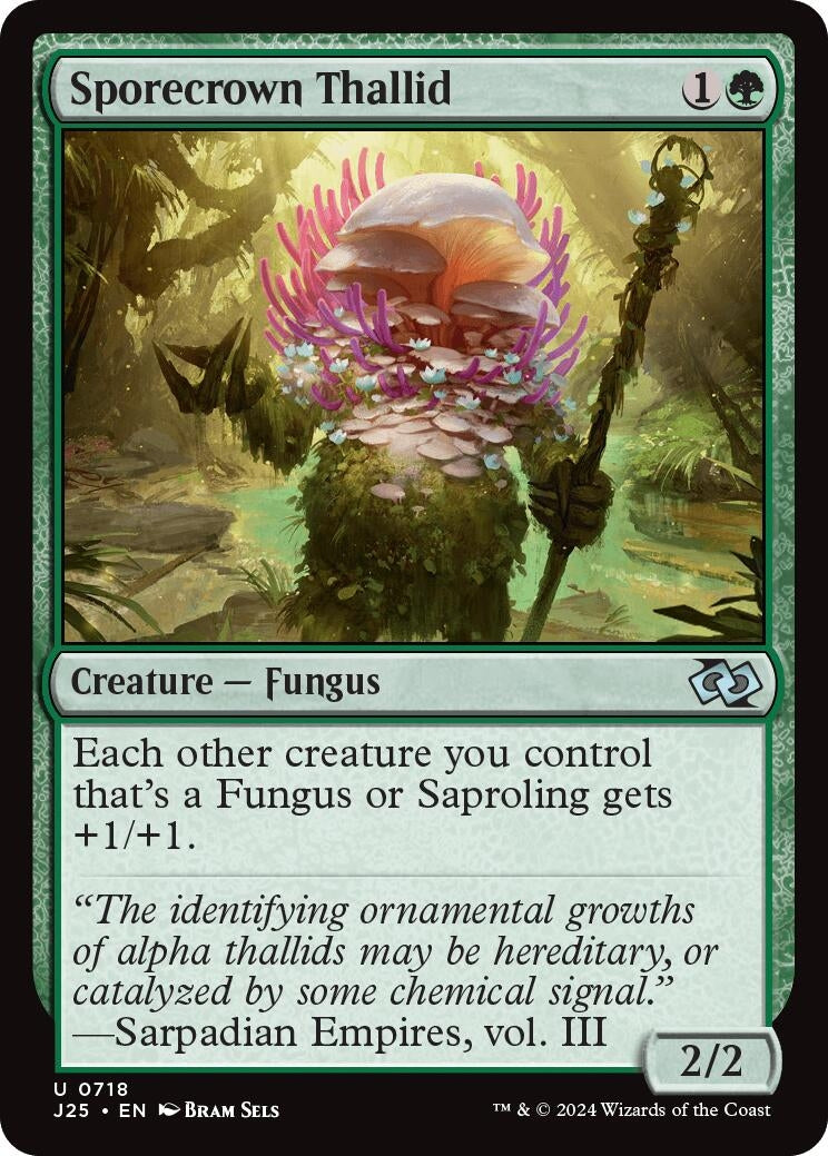Sporecrown Thallid (718) (Foundations Jumpstart)