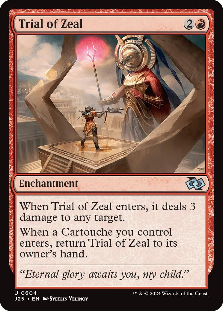 Image for Trial of Zeal (604) - Magic: The Gathering