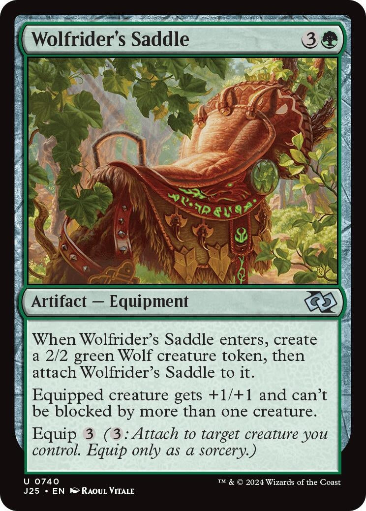 Image for Wolfrider's Saddle (740) - Magic: The Gathering