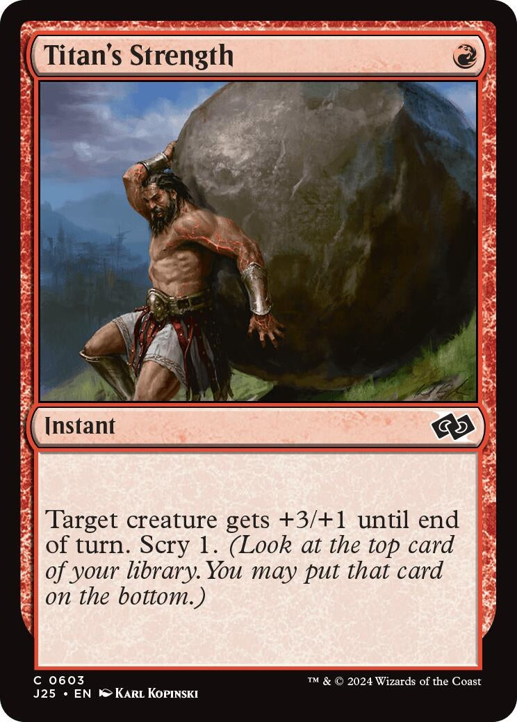 Titan's Strength (603) (Foundations Jumpstart)