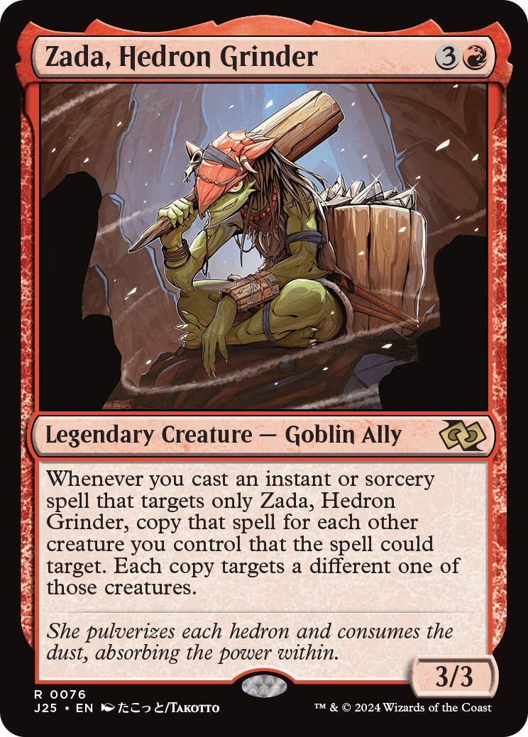 Image for Zada, Hedron Grinder (Anime) (76) - Magic: The Gathering