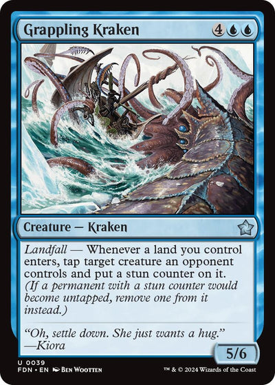 Grappling Kraken (39) (Foundations) (FDN)