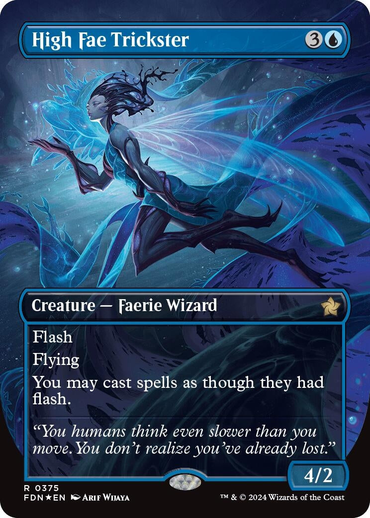 High Fae Trickster (Borderless) (Mana Foil) (375) (Foundations)