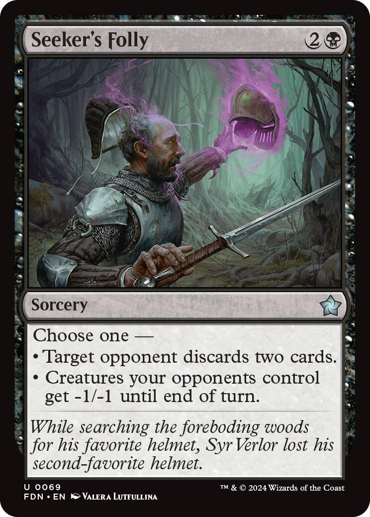 Seeker's Folly (69) (Foundations) (FDN)