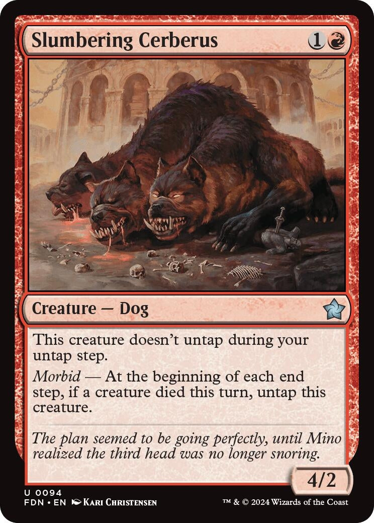 Slumbering Cerberus (94) (Foundations) (FDN)
