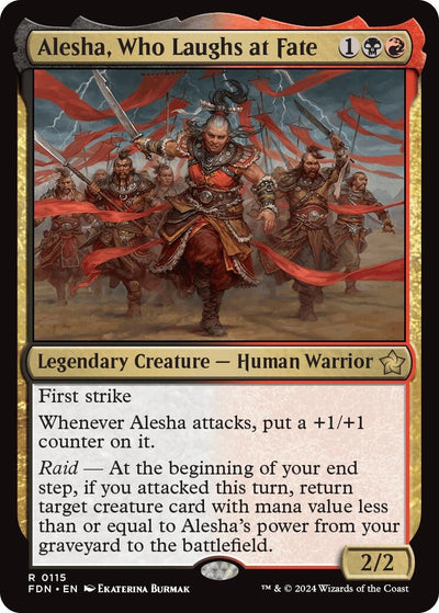 Alesha, Who Laughs at Fate (115) (Foundations) (FDN)