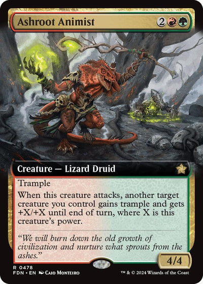 Ashroot Animist (Extended Art) (478) (Foundations) (FDN)