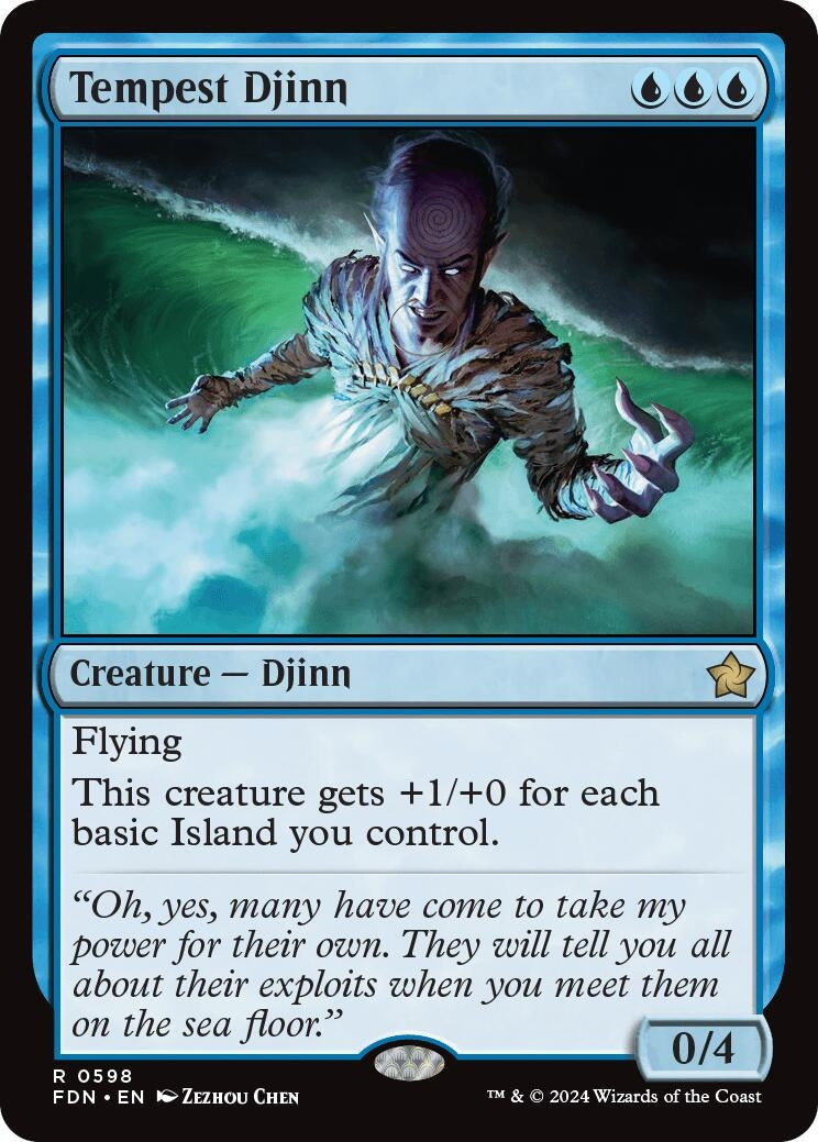 Tempest Djinn (598) (Foundations) (FDN)