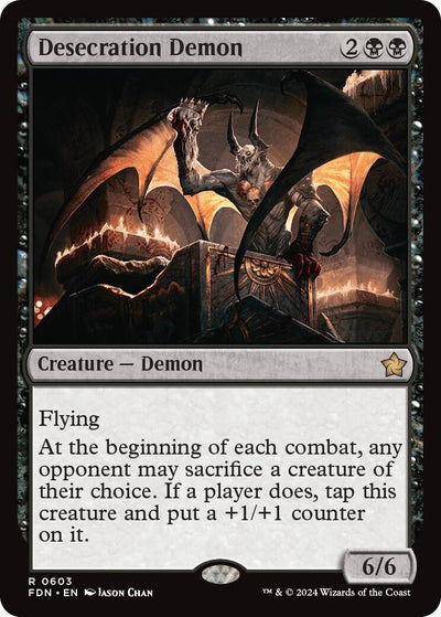 Desecration Demon (603) (Foundations) (FDN)