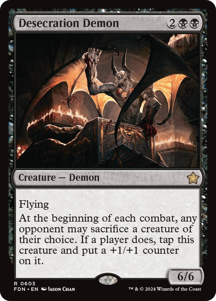 Desecration Demon (603) (Foundations) (FDN)
