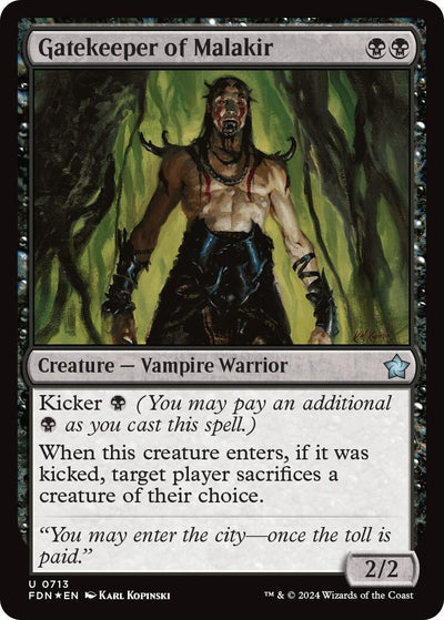 Gatekeeper of Malakir (713) (Foundations) (FDN)